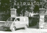DKW-F-89-L-Schnellaster Das erste Fahrzeug, das aus der Ingolstädter Auto Union Produktion lief: Der DKW F 89 L Schnellaster. (Foto: Audi)