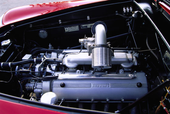 Ferrari 166 Inter GT von 1950 Kraftquelle: 12-Zylinder-Motor. Foto: Rainer Schlegelmilch